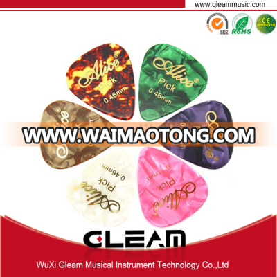 OEM guitar picks wholesale with triangle or water drop shape